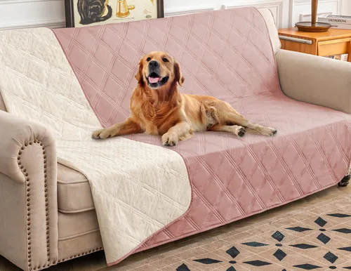 Vista 51 de Ameritex Funda impermeable para cama de perro, manta para mascotas con parte trasera antideslizante para muebles, cama, sofá