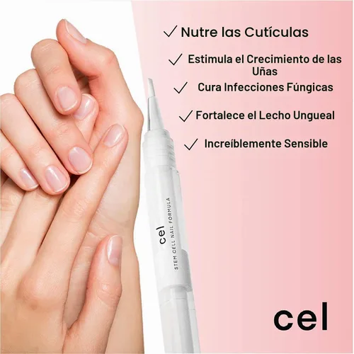 Vista 2 de cel MD - Pluma de aceite para cutículas, suero reparador de uñas