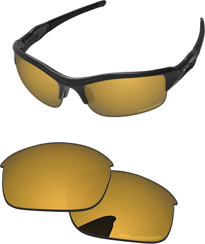 Vista 15 de Lentes de repuesto para gafas de sol Oakley Flak Jacket OO9008 2.480 in 24K dorado