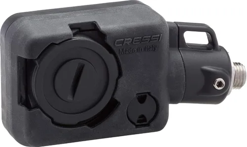 Vista 3 de Cressi Scuba Diving Pressure Gauge and Depth Gauge - Easy to Read and Carry - Digi2: Made in Italy Negro