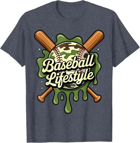 Vista 111 de Baseball Life Style 101 Apparel Youth Drip Baseball Boys Kid Camiseta