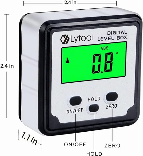 Vista 2 de Lytool Buscador de ángulo digital, cubo de nivel de calibre magnético