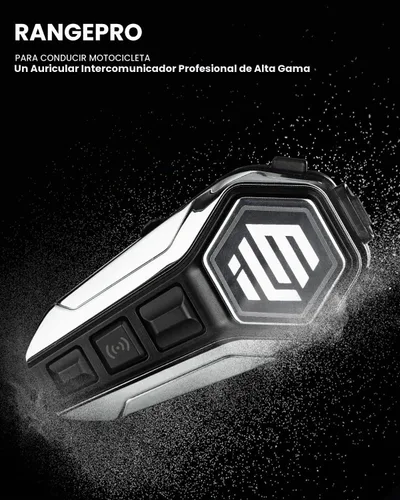 Vista 2 de ILM - Auriculares Bluetooth para motocicleta, 6,889.8 ft, IP67, con cancelación de ruido impermeable