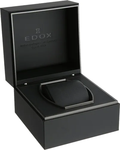 Vista 3 de Edox Reloj de plata automático suizo 80301 3NM BUIN Hydro Sub con pantalla analógica para hombre, plateado, Reloj automático