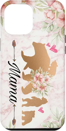 Vista 26 de Mama Bear & Cubs Design Phone Grip - Funda para iPhone 17 de 3 niños