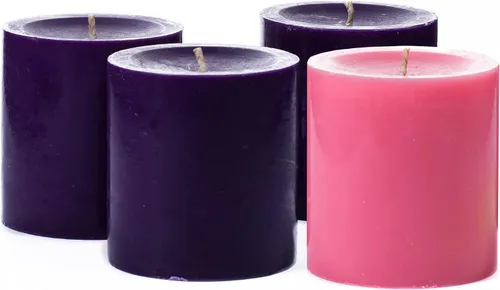 Vista 40 de Richland® Juego de 20 velas de pilar de 2 x 3 pulgadas, color marfil sin perfume
