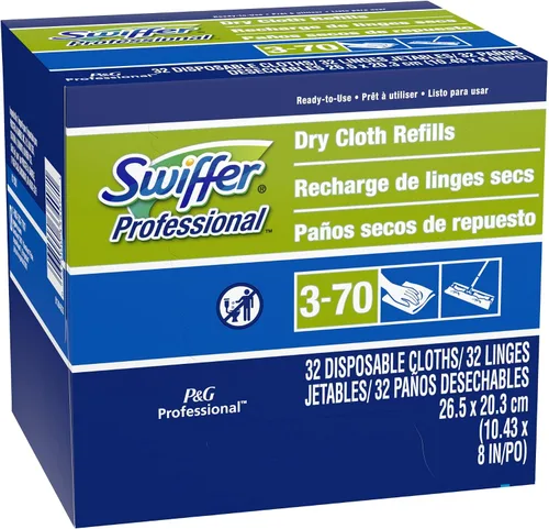 Vista 2 de Swiffer 33407BX - Sistema de recarga en seco, paño, blanco, 32/caja