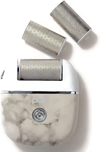 Vista 9 de Pedi Pro - Lima eléctrica para pies, removedor eléctrico de callos para pies, herramienta exfoliante de pies Pedi Spa para hombres/mujeres (floral)