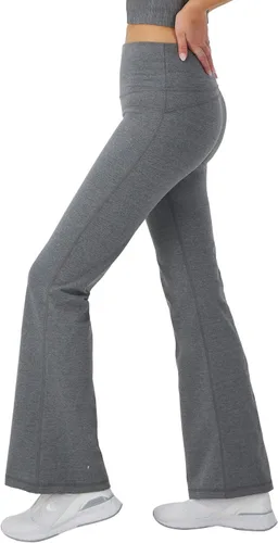 Vista 3 de Champion Leggings acampanados para mujer, suaves al tacto, absorben la humedad, pantalones acampanados para mujer, 31.5 pulgadas