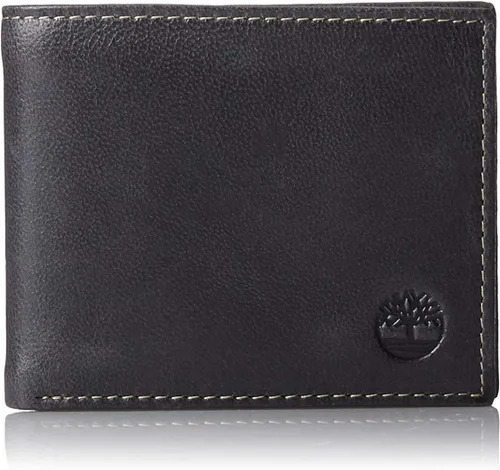 Vista 15 de Cartera de cuero para hombre de Timberland con bolsillo abatible adjunto
