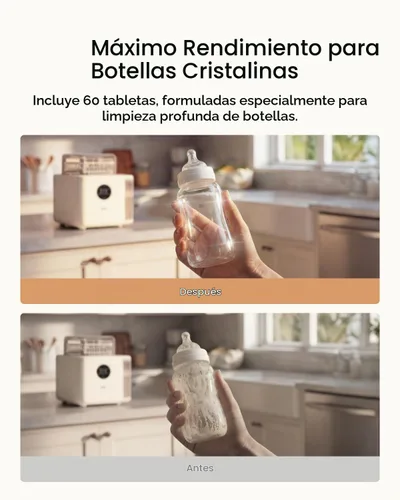 Vista 4 de eufy - Lavadora de biberones, tabletas de detergente, 60