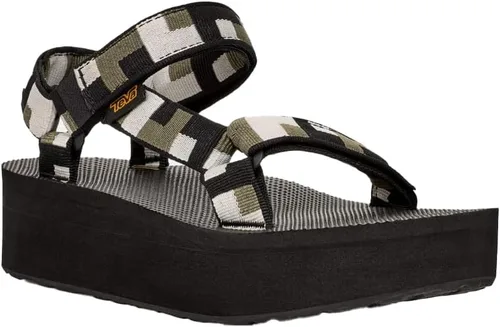 Vista 53 de Sandalia Teva de plataforma universal para mujer Balance Oliva Quemada