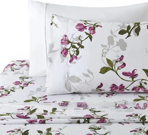 Vista 2 de Marina Decoration Ropa de cama ultra suave y sedosa con bolsillo profundo, rayón derivado de bambú para todas las estaciones, juego de sábanas de 6