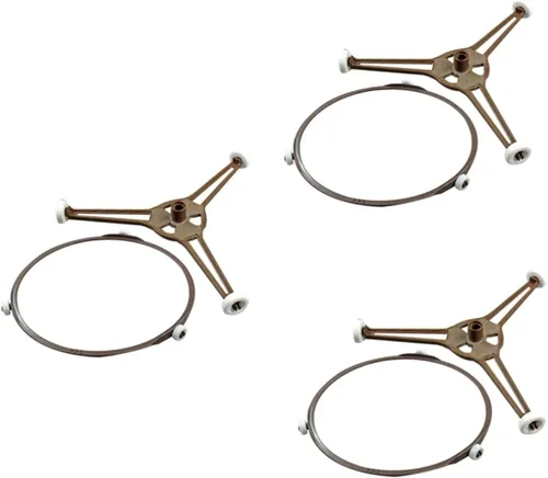 Vista 12 de PRETYZOOM 4 sets Accesorios de microondas Soporte de microondas Soporte de microondas Anillo de rodillo Soporte de microondas Bandeja de microondas