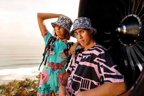 Vista 5 de Vibe Festival Gear Sombrero de pescador unisex para hombres y mujeres, sombrero de pesca de moda, lindo gorro de pescador
