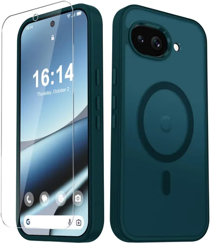 Vista 1014 de Funda para Google Pixel 10 Pro XL, cubierta magnética mate, color negro Fit for MagSafe, Screen Protector included, Shockproof Military Grade