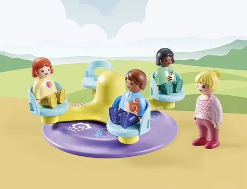 Vista 3 de Playmobil 1.2.3: Número-Merry-Go-Round