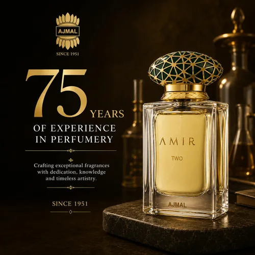 Vista 8 de Ajmal Amir Two EDP para unisex, ámbar almizclado cálido y picante, 1.69 fl oz