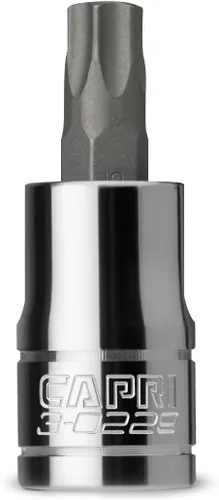 Vista 16 de Capri Tools T6 Star Bit Socket, unidad de 1/4 pulgadas