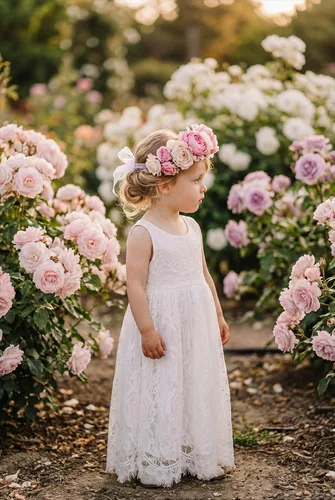 Vista 5 de 2Bunnies - Vestido de fiesta con tutú de tul, espalda de encaje de rosa, tipo A, para niñas Maxi sin mangas de encaje