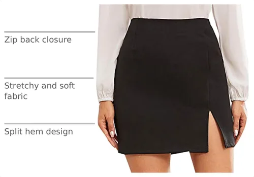 Vista 4 de WDIRARA womens Soft Negro