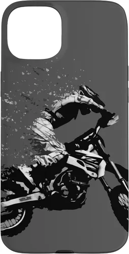 Vista 9 de Motocross Jumping Dirt Bike Rider Vintage Enduro Case for iPhone 17