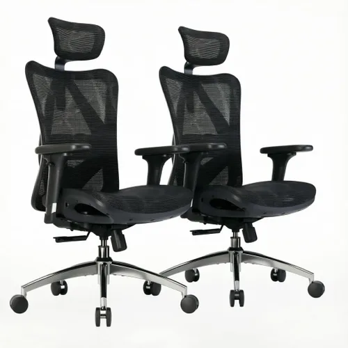 Vista 24 de SIHOO Silla de oficina ergonómica M57, silla de escritorio con respaldo