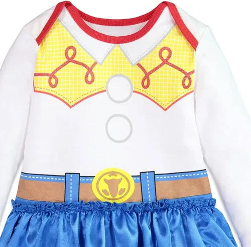 Vista 4 de Disney Pixar Toy Story Jessie Girls Cosplay Dress and Headband Toddler