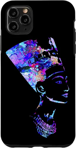 Vista 13 de Funda para iPhone 16 con diseño de reina egipcia Nefertiti