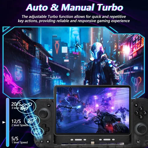 Vista 6 de SZYUYU Switch Controller for Nintendo Switch/OLED, Full-Size Grip Ergonomic Handheld Mode Controller, Switch Pro Controller One-Piece Joypad with 8