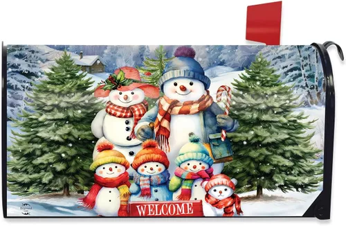 Vista 8 de Briarwood Lane - Funda para buzón con muñeco de nieve sonriente
