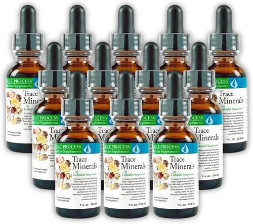Vista 10 de Morter Trace Minerals (paquete de 2) - Gotas minerales coloidales fúlvicos con más de 70 minerales y 18 aminoácidos - Apoyo inmunológico, digestivo
