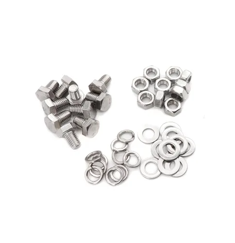Vista 16 de 1 paquete M10 x 170mm Tornillos hexagonales pernos hexagonales con tuercas hexagonales M10 arandelas planas/arandelas de resorte de bloqueo