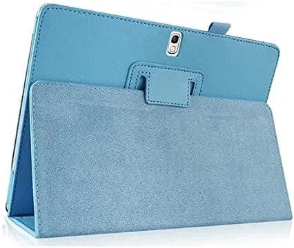 Vista 4 de Funda compatible con Samsung Galaxy Tab S T800 T805 10.5" de piel sintética para tablet (color negro)