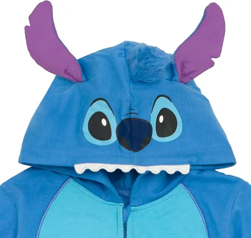 Vista 6 de Disney Lilo & Stitch - Overol de cosplay con cremallera para bebé a niño grande