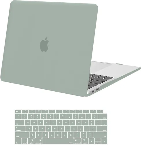 Vista 10 de MOSISO - Compatible con funda para MacBook Air de 13 pulgadas, versión 2022, 2021, 2020, 2019, 2018, A2337 M1 A2179 A1932, Touch ID, carcasa rígida