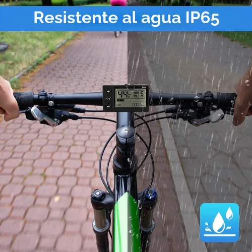 Vista 4 de Ejoyous Pantalla LCD 24V 36V 48V ElectricBike Scooter Panel De Control