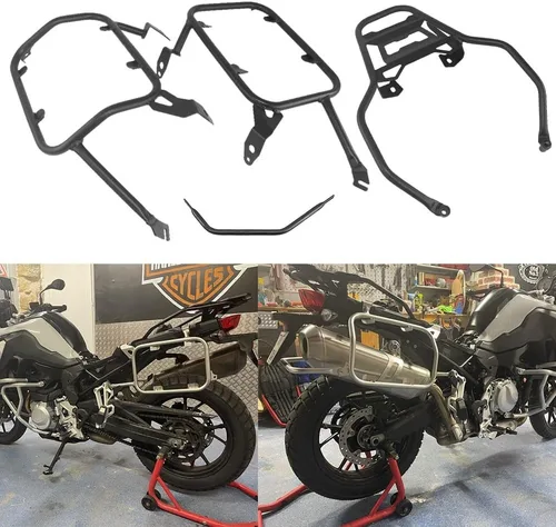 Vista 2 de Portaequipajes Portaequipajes para B&MW F850GS Adventure F750GS F 750 850 GS 2018-2022 2023 Maleta superior de motocicleta alforja soporte de caja