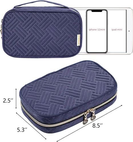 Vista 2 de Travel Jewelry Case Organizer - Small Jewelry Travel Organizer - Jewelry Holder Organizer Travel - Jewelry Travel Case for Tangel Free Necklace