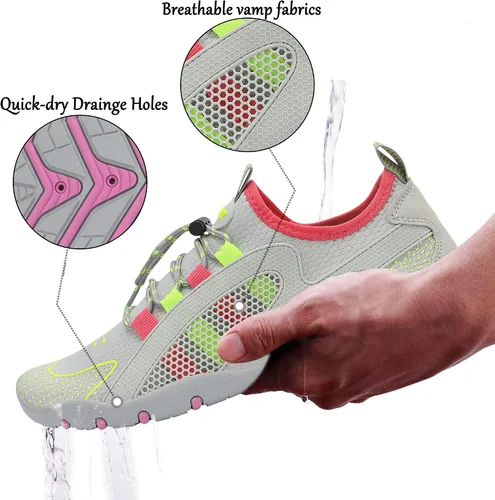 Vista 3 de Wyhan - Zapatos de agua para hombre y mujer, secado rápido, calcetines acuáticos, zapatos de buceo para playa, natación, surf, piscina, yoga