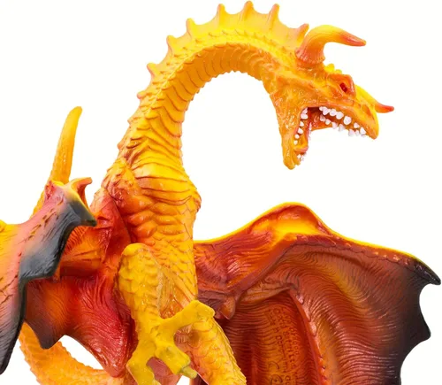 Vista 9 de Safari Ltd. Figura de dragón de lava, figura detallada de modelo de plástico de 7.5 pulgadas, divertido juguete de fantasía para niños, niñas