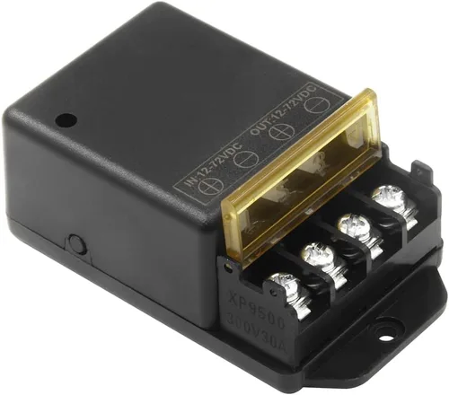Vista 2 de QIACHIP Interruptor de control remoto inalámbrico, CC 12 V, 24 V, 36 V, 48 V, 72 V, 30 A, relé RF de encendido y apagado, interruptor de seguridad