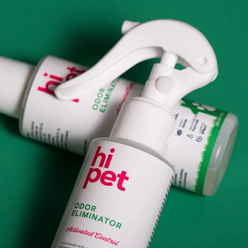 Vista 6 de Hi Pet Eliminador de olores en aerosol, desodorante de arena para gatos, eliminador de olores de perrera, termina con los malos olores causados por