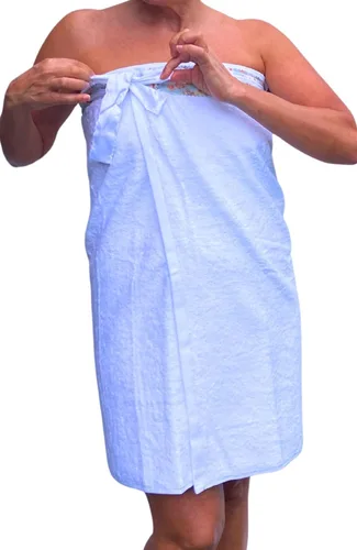 Vista 12 de UWRAPT Toalla para mujer, cierre de lazo, sin ganchos ni broches, 100% algodón, absorbente para spa, ducha, baño, piscina