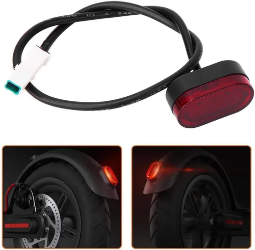 Vista 4 de Scooter trasero luz trasera scooter eléctrico luz de la lámpara de cola para scooter E reemplazo pieza accesorio