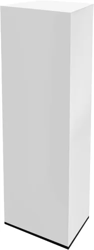 Vista 25 de Caja elevadora de acrílico de 12 x 12 x 9 pulgadas con un lado abierto sin tapa, negro brillante, versátil cubo cuadrado de almacenamiento