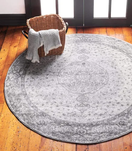 Vista 19 de Unique Loom colección Bromley - Alfombra de área Midnight (rectángulo de 2 x 3 pies 1 pulgada, gris oscuro/gris)