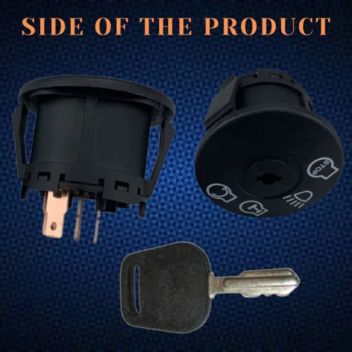 Vista 7 de Paquete de 2 interruptores de encendido con 2 llaves para interruptores de arranque L100 L105 L107 L108 L110 L111 L120 L130 con interruptor