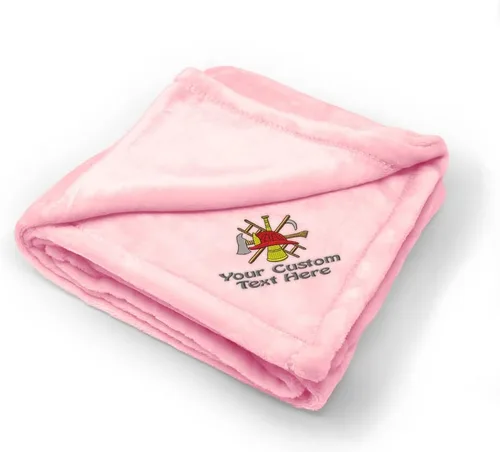 Vista 8 de Fastasticdeals Ropa de cama de bebé, mantas para niños y niñas, con logotipo de bombero, ocupación B