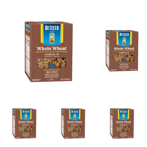 Vista 9 de De Cecco Pasta Fusilli trigo entero, 13.25 oz